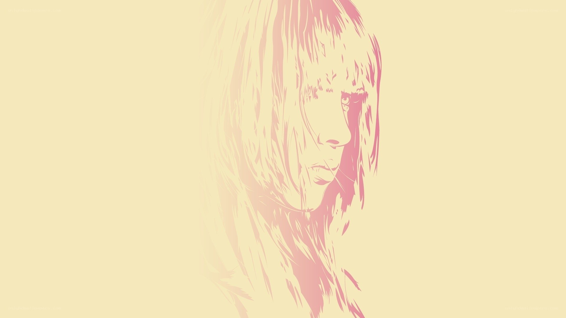 woman with long hair