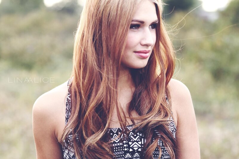 woman with long red hair