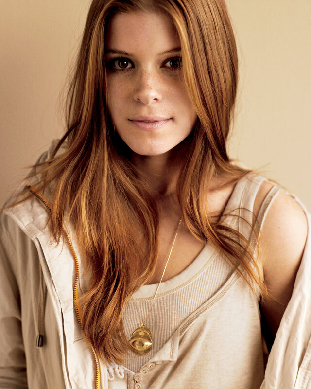 woman with long red hair