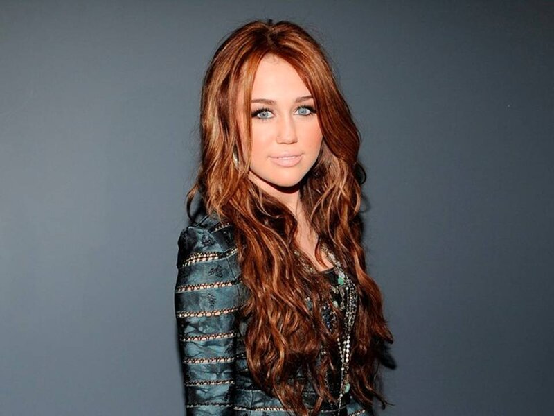 Woman with Long Red Hair — Brown