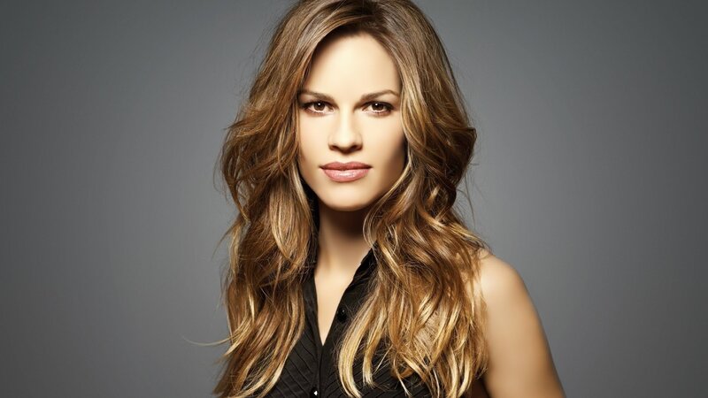woman with long wavy hair