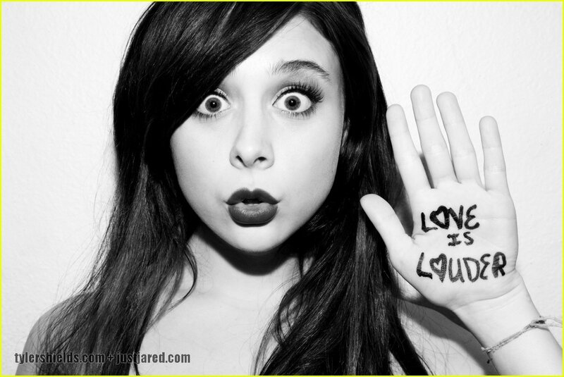 woman with love is louder text