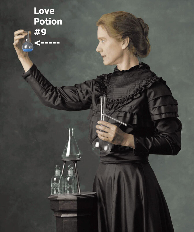 Woman with love potion