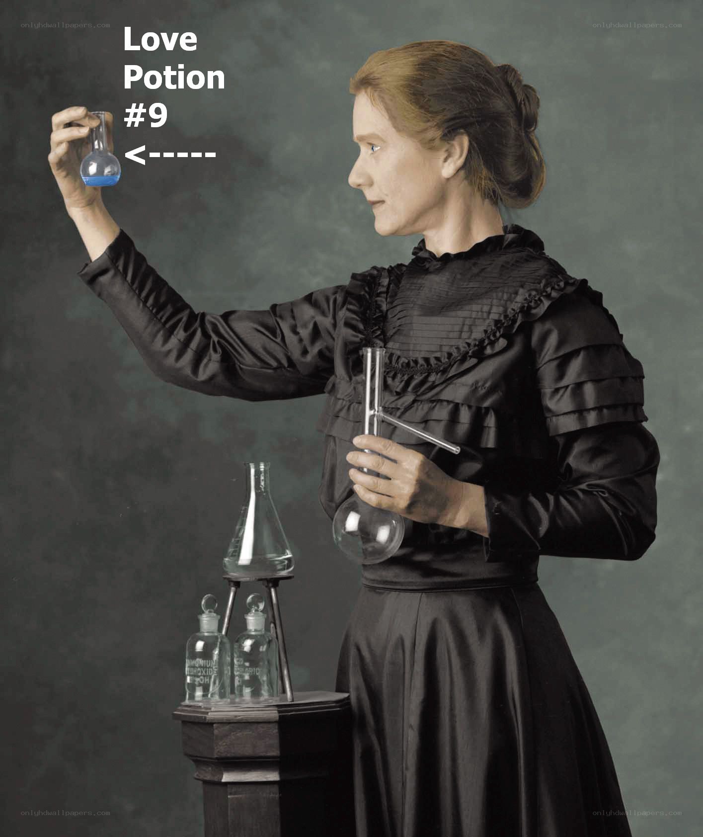 Woman with love potion