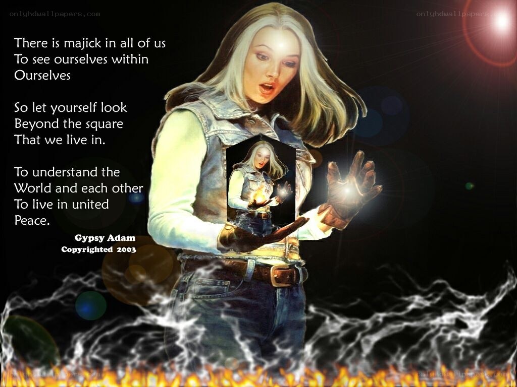 woman with magic powers