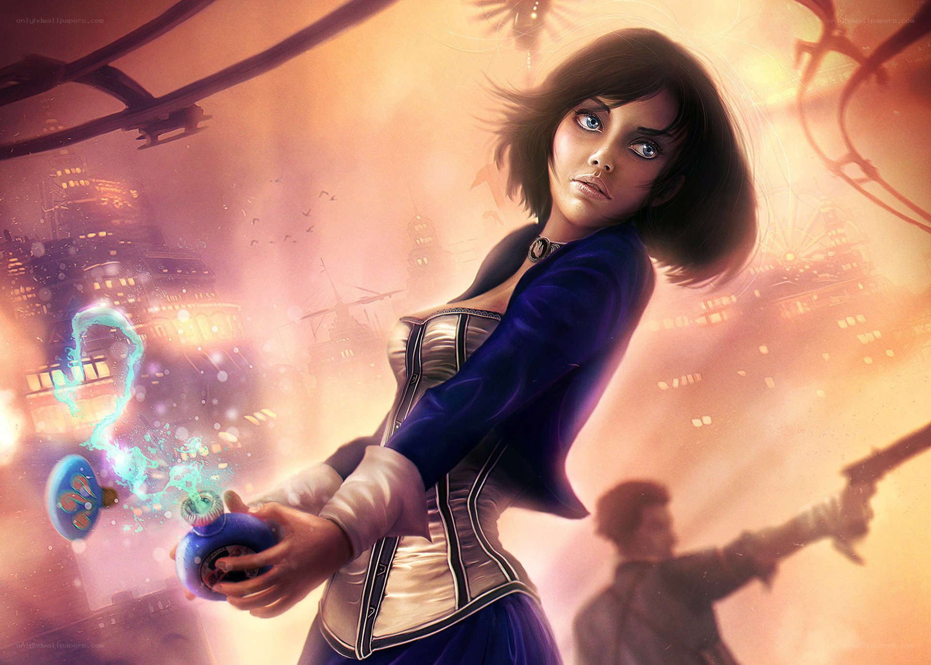 woman with magical potion