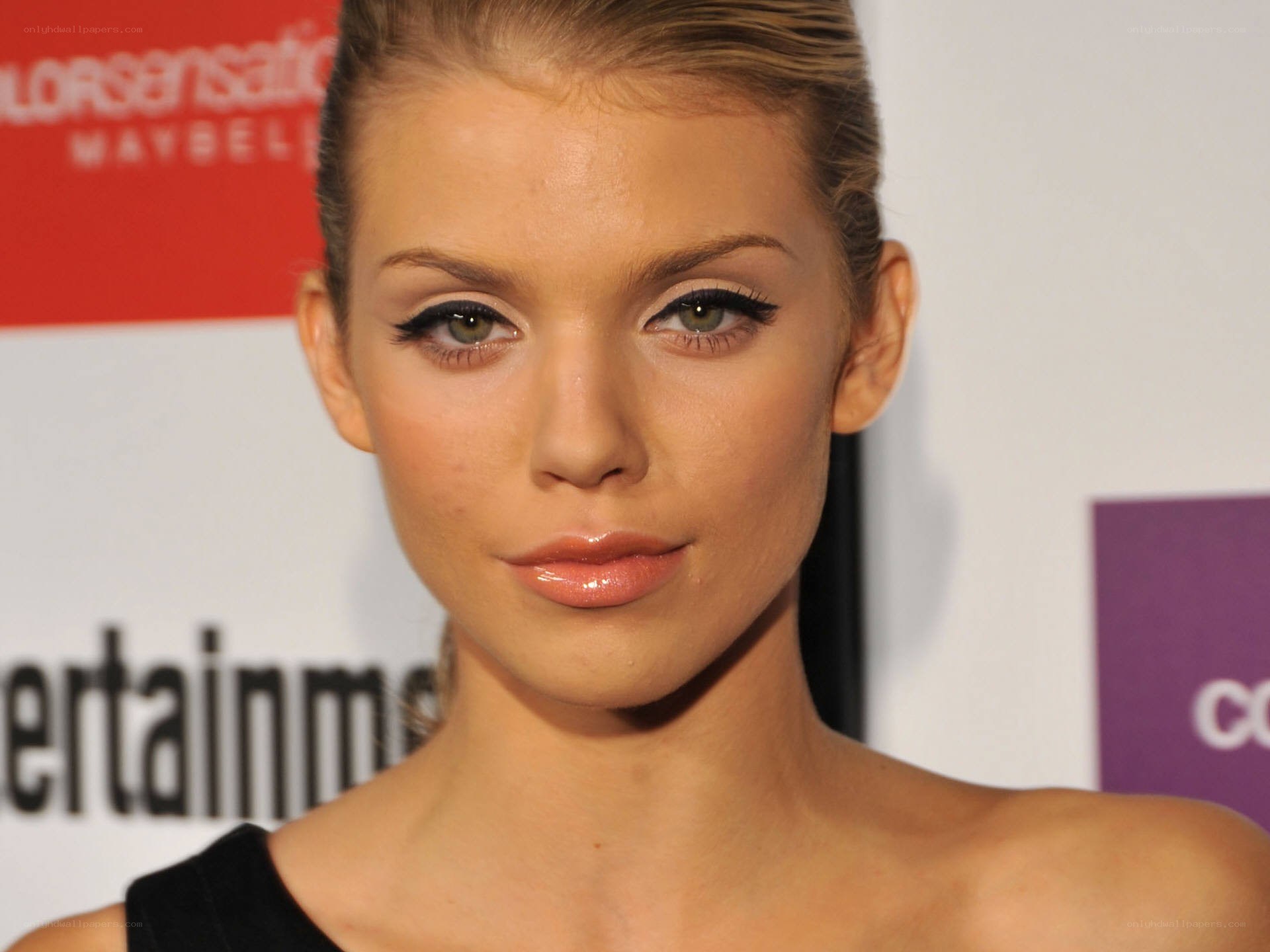 woman with makeup at event