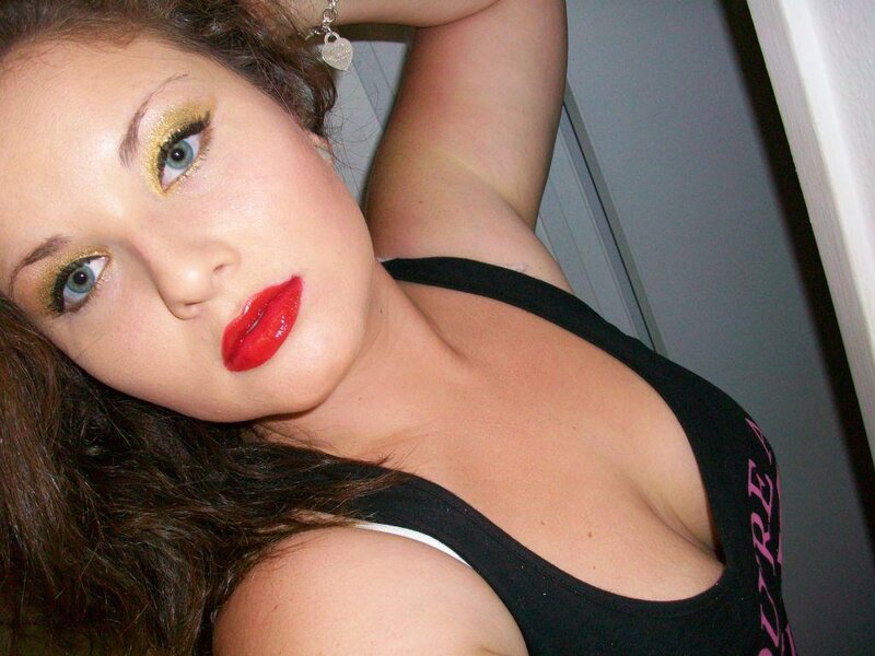 Woman with Makeup — Black, Confident