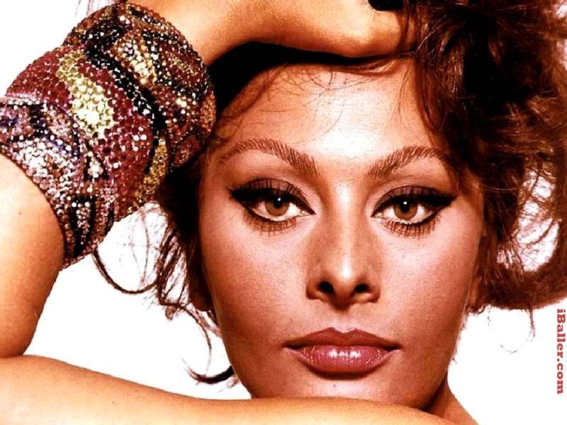 Woman with Makeup — Brown, Dramatic, Photograph, Bracelet