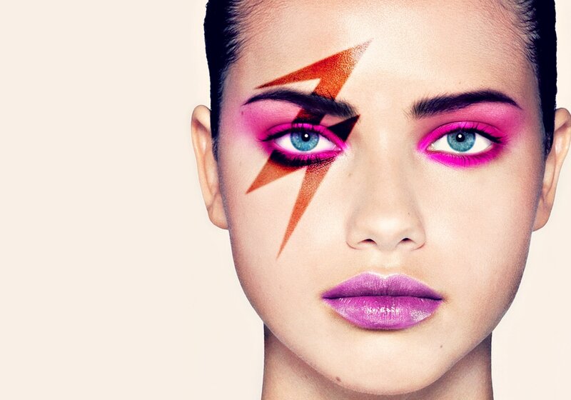 Woman with Makeup — Pink, Dramatic, Photograph, Eyeshadow