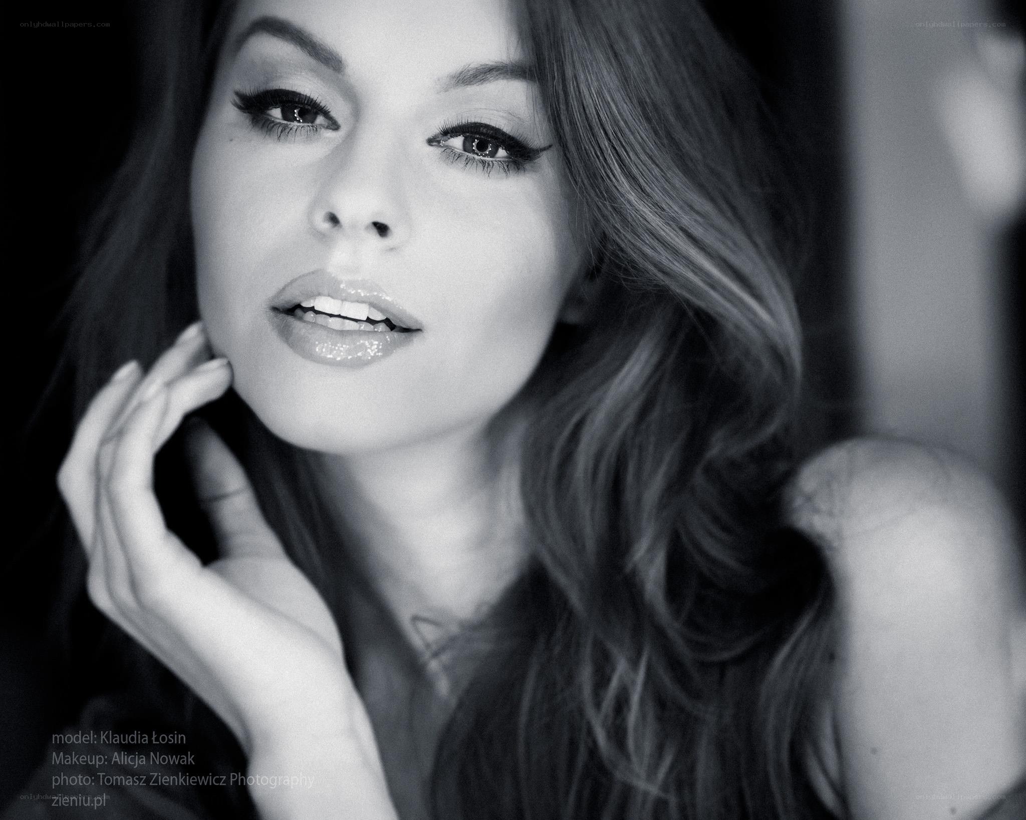 woman with makeup portrait