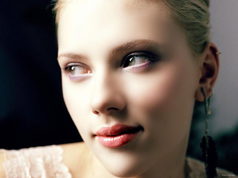 Woman with Makeup — White, Dramatic, Photograph, Earring, Lace