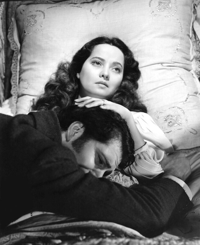 woman with man on bed
