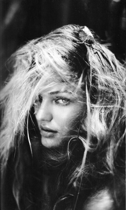 Woman with Messy Hair — Black, Dramatic, Photograph, Eyes