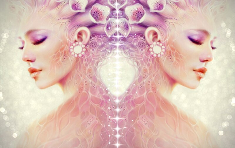 Woman with Mirrored Face