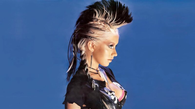 woman with mohawk hairstyle
