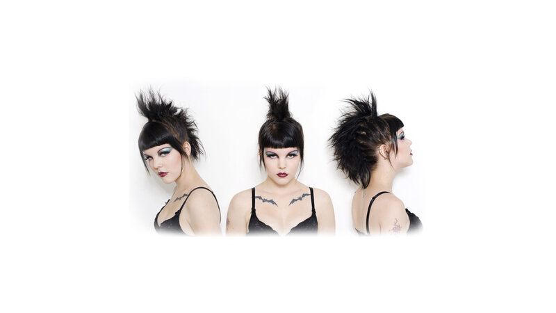 woman with mohawk hairstyle