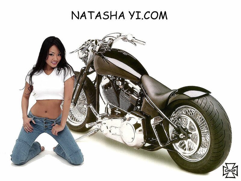 Woman with Motorcycle — Black, Neutral