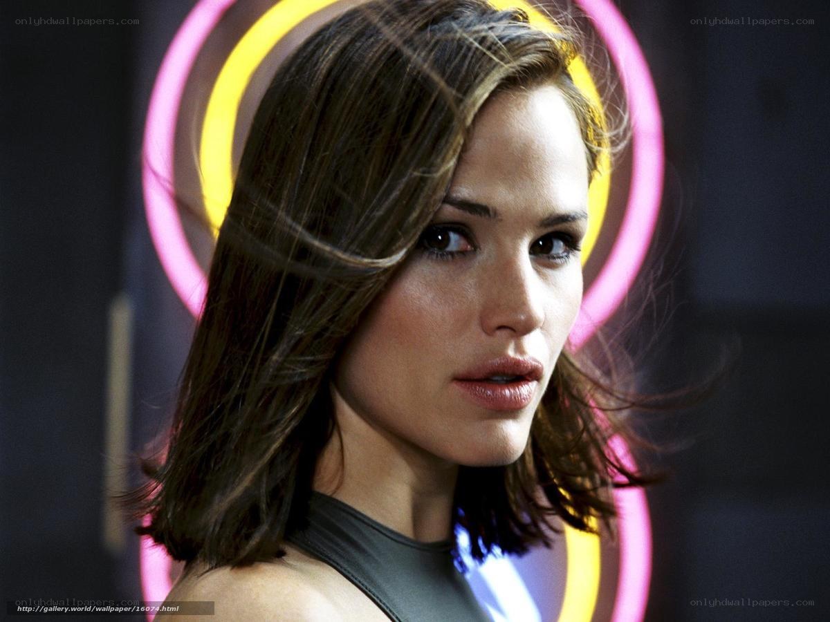 Woman with neon lights