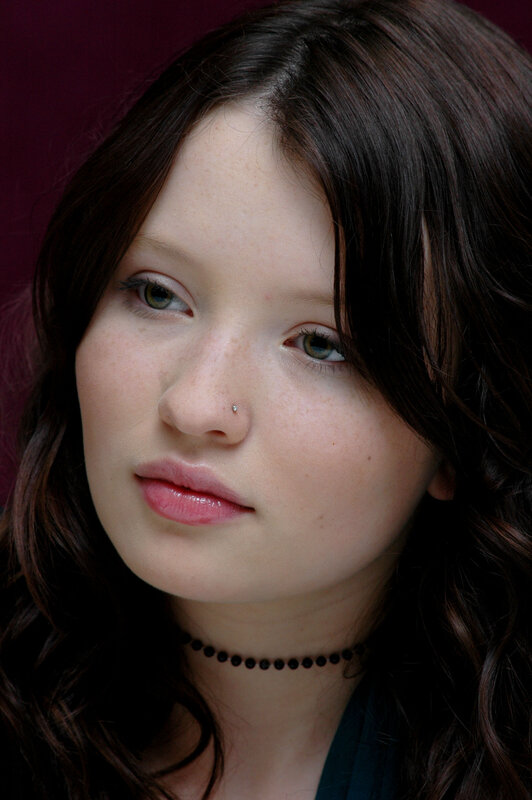 woman with nose piercing