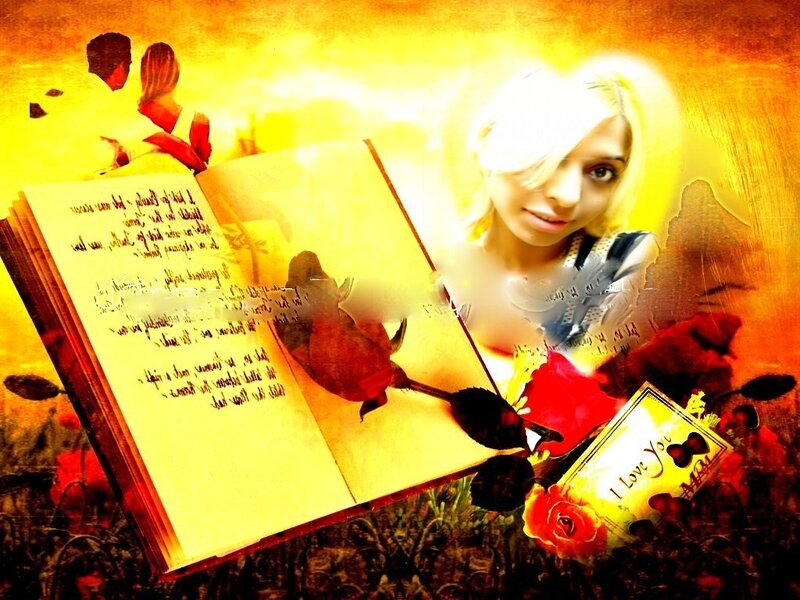 Woman with Open Book
