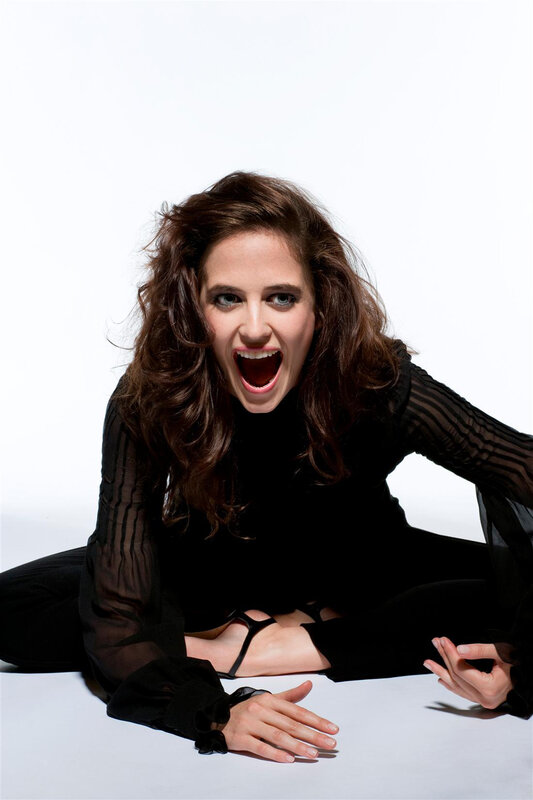 woman with open mouth