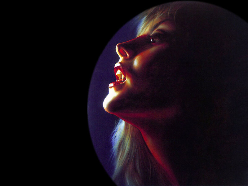 Woman with Open Mouth — Red