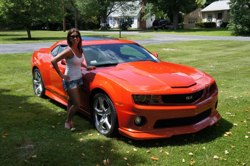 Woman with Orange Car — Casual