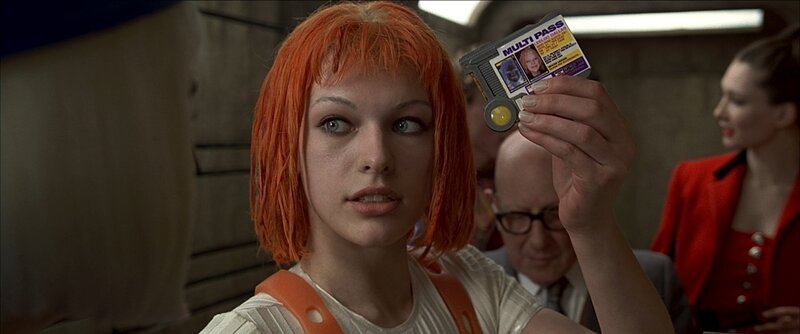 Woman with Orange Hair — Dramatic, Photograph