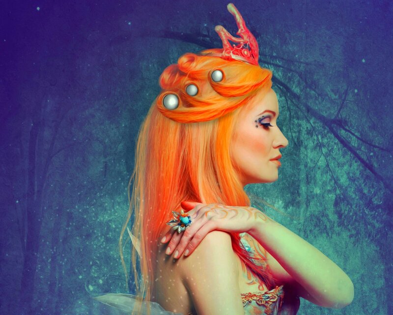Woman with Orange Hair — Fantasy