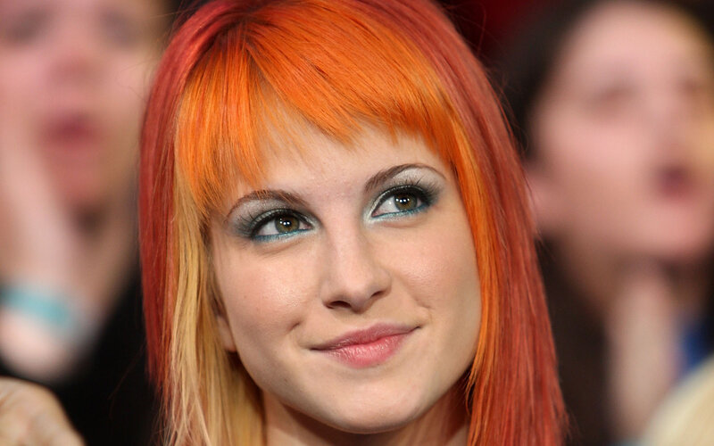 Woman with Orange Hair — Neutral, Photograph, Makeup