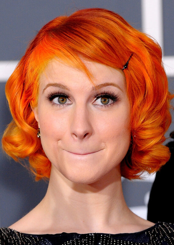 woman with orange hair