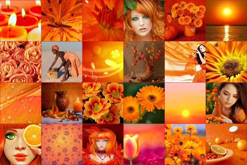 Woman with Orange Hair — Vibrant