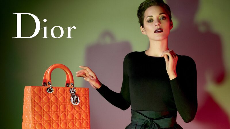 Woman with Orange Handbag