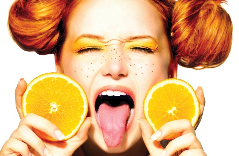 Woman with Oranges