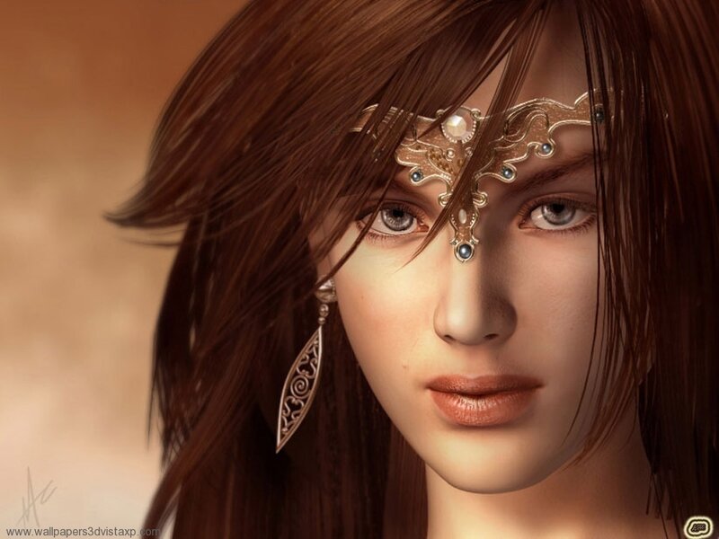 woman with ornate headpiece