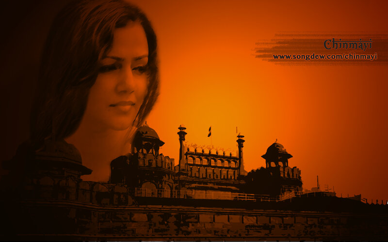 Woman with Palace Silhouette