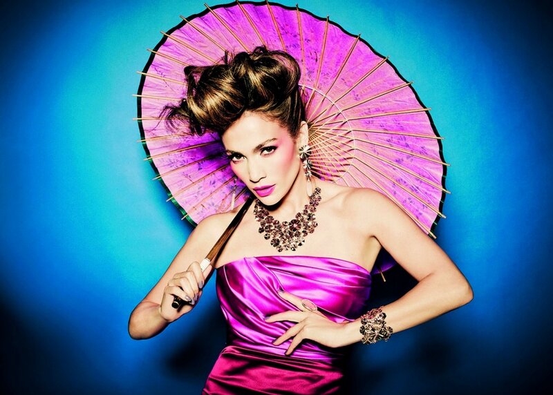 Woman with Parasol — Purple, Dramatic, Photograph