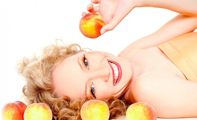 Woman with Peaches