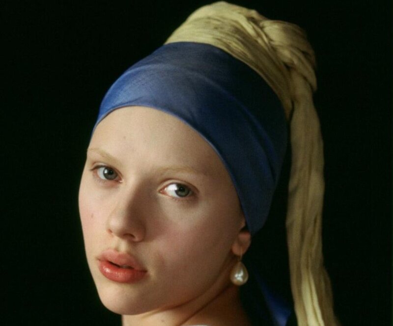 woman with pearl earring