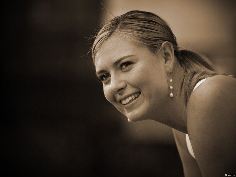 Woman with Pearl Earrings — Sepia