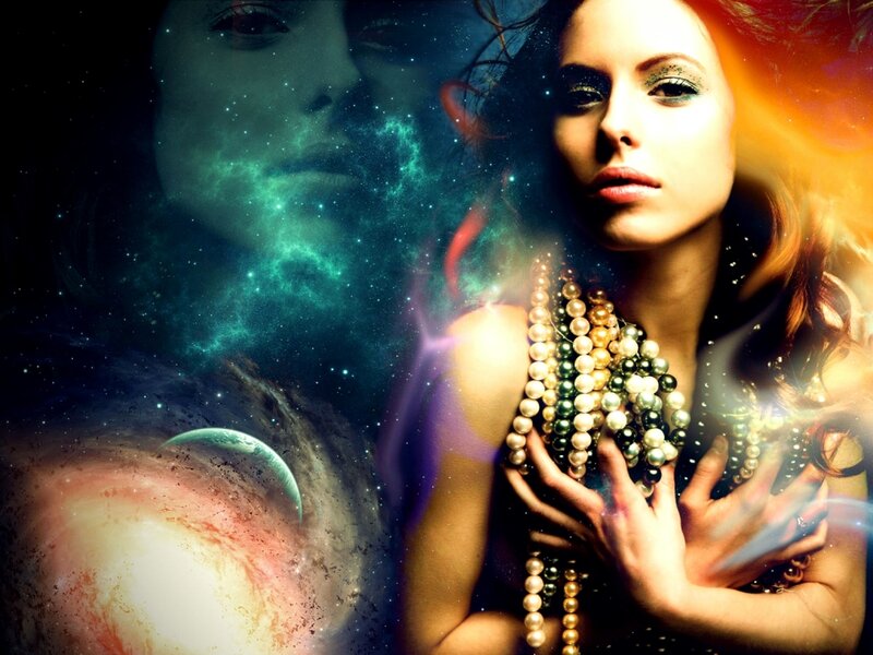 Woman with Pearls — Orange