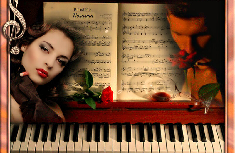 Woman with Piano Sheet