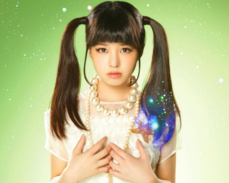 Woman with Pigtails — Green