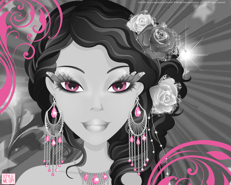 Woman with Pink Eyes — Gray