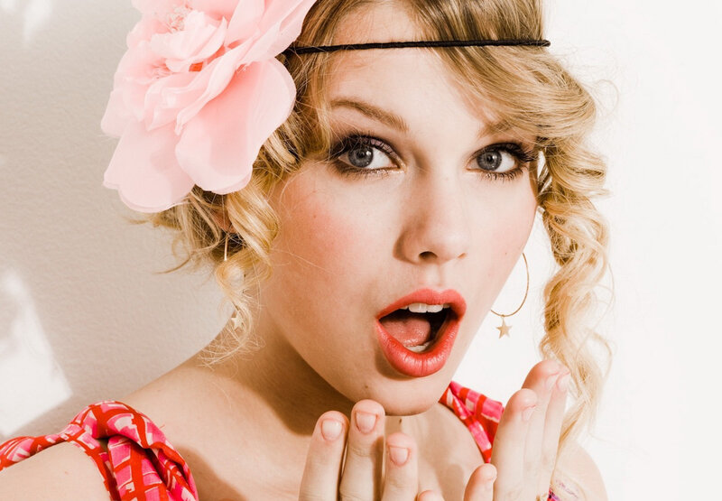 Woman with Pink Flower — Playful, Photograph