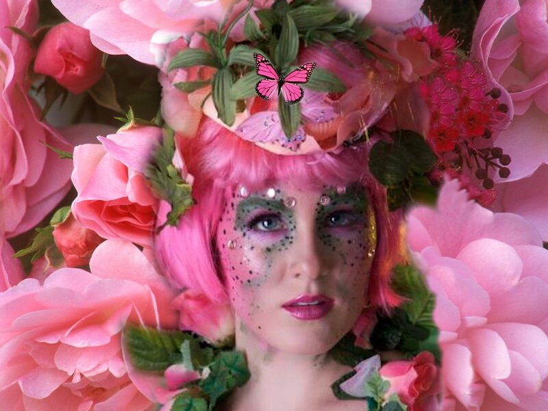 Woman with Pink Hair — Fantastical, Photograph