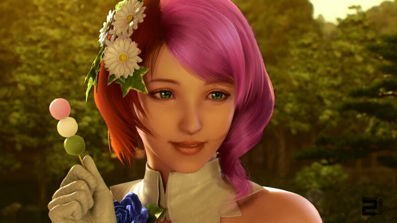 Woman with Pink Hair — Serene, Afternoon