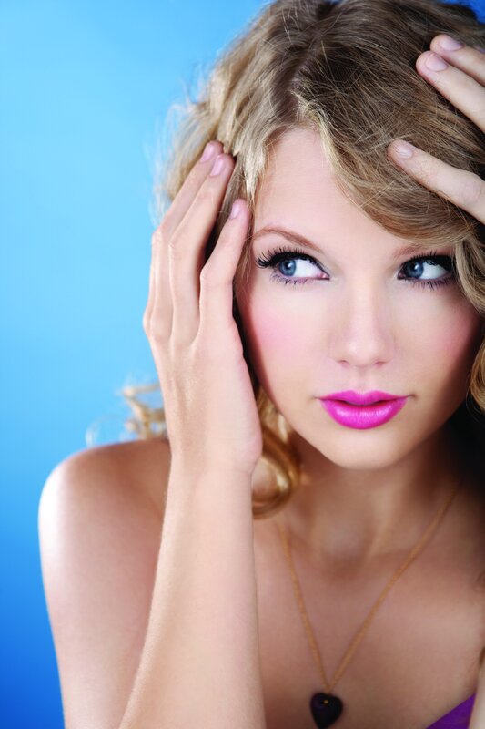 woman with pink lipstick