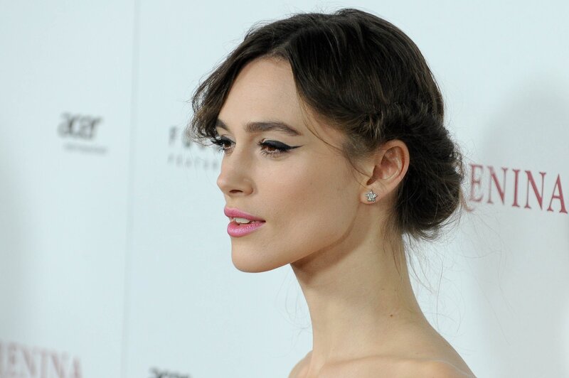 woman with pink lipstick